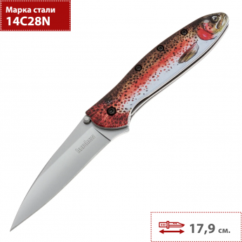 Складной нож KERSHAW LEEK RAINBOW TROUT 1660TROUT Складной нож KERSHAW LEEK RAINBOW TROUT 1660TROUT